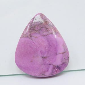 Cabochon de calcite de cobalt de qualité supérieure, poire rose, pierre faite main, pierre précieuse en vrac pour la fabrication de bijoux uniques en leur genre, 100% naturel C-29