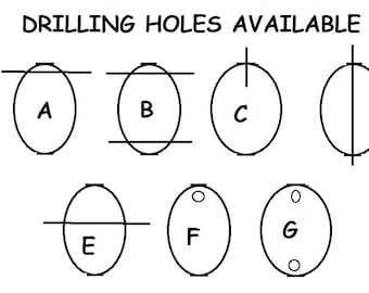 All Types Of Drilling Holes Available In All Shapes And Sizes Note : ( As Per Shape And Size Of Cabochons)