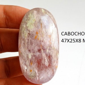 Kunziet gladde ovale vorm cabochon/handgemaakte losse edelsteen/voor het maken van sieraden/uniek/100% natuurlijk/groothandel/benodigdheden/C-06