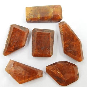 Blau Kyanit facettierten Cabochon Lot / 6Piece 24X11X4To15X12X6MM Ca. / Handgefertigter Edelstein / Lose Stein / Für die Herstellung von Schmuck / 100% natürlich / C-80