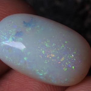 Australian Opal Multi Fire Smooth Oval Shape Cabochon 18X11X8MM Approx For Making Jewelry Natural Stone Loose Gemstone MS