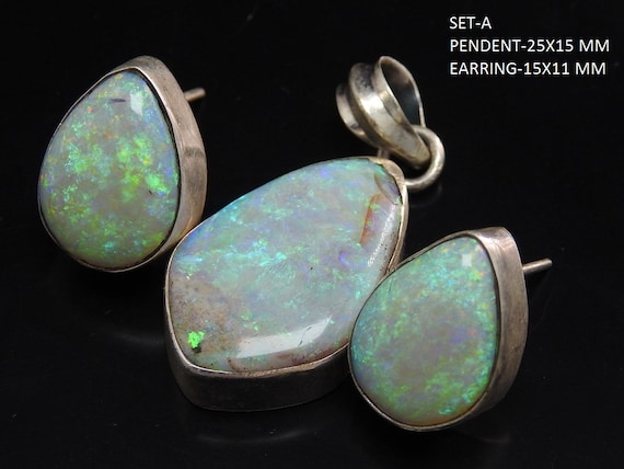 Opal Tone Stud Earrings - Approximately .25