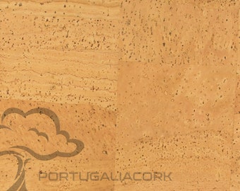 SUBERISE Cork Leather Surface 50x70 cm - an eco-friendly cork fabric from Portugal, perfect for sewing handbags and DIY handcrafts