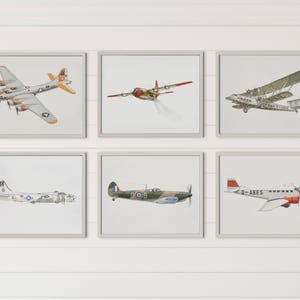 Printable Airplane Decor, Boy Room Decor, Boy Room Decorations, Boy Nursery Decor, Boy Nursery Art, Airplane Nursery, Airplane Boys Room