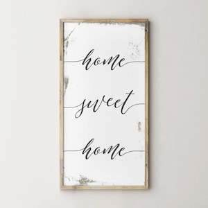 Printable Home Sweet Home Sign, Foyer Signs, Fixerupper Signs, Fixerupper Decor, Magnolia Sign, Farmhouse Decor, Farmhouse Sign, Fixer Upper