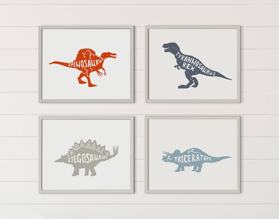 Printable Boy Room Decor Boy Room Decorations Dinosaur Etsy