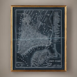 New York kaart, New York afdrukken, New York City print, Manhattan kaart, Manhattan poster, Brooklyn kaart, Brooklyn poster, Brooklyn kaart afdrukken