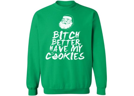 Vizor Funny Santa Sweatshirts Ugly Christmas Sweater Ask Your Mom If Im Real