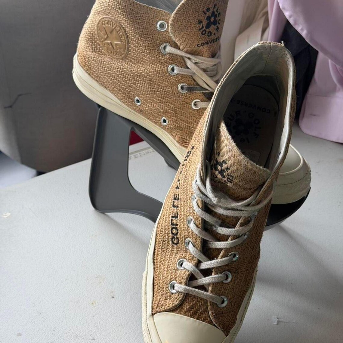 Converse Golf Le Fleur High Top Sneakers Brown Size 10.5, Foto 2 von 5