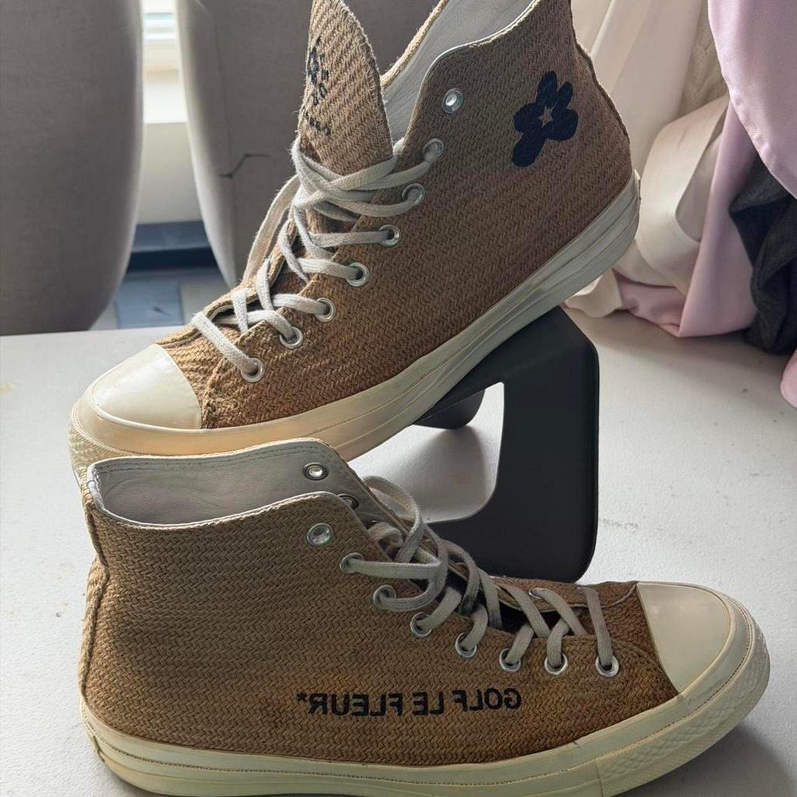 Converse Golf Le Fleur High Top Sneakers Brown Size 10.5, Foto 1 von 5