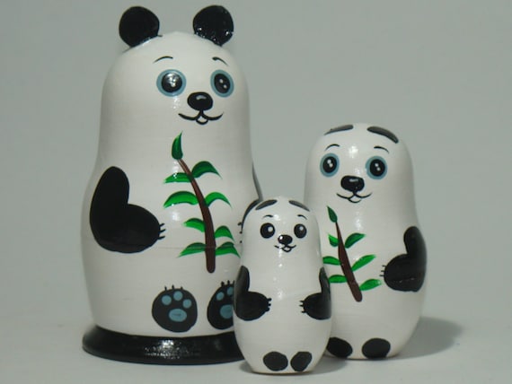 panda nesting dolls