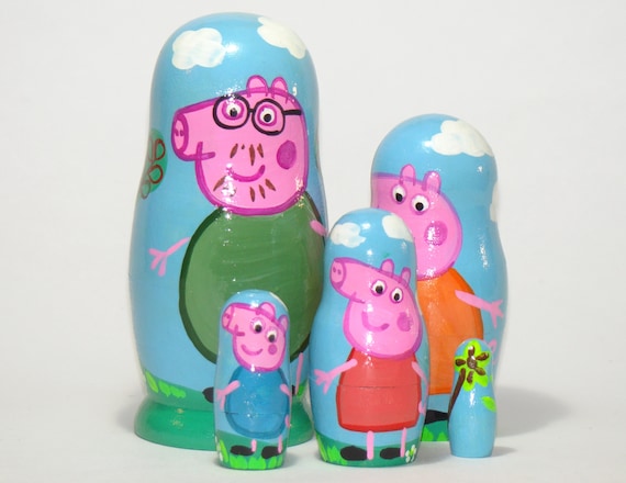 nesting dolls peppa pig