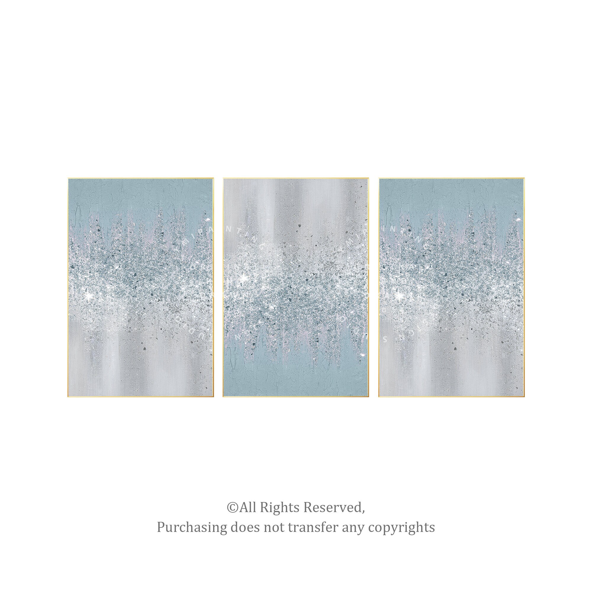 【名入れ無料】 Original Set of 3 Silver Glitter Wall Art,minimalist Art 靴