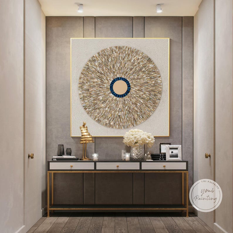 D pearl oyster shell art piece with a shimmering pearl, showcasing intricate details of the shell's natural texture