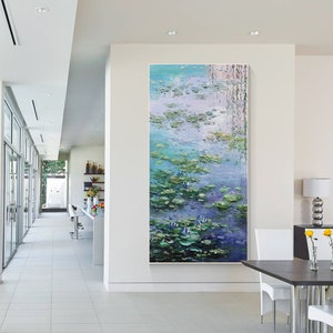 Monet painting,claude monet,monet art,water lily painting,lotus painting,monet water lilies,monet art,monet canvas,oil painting,Ymipainting