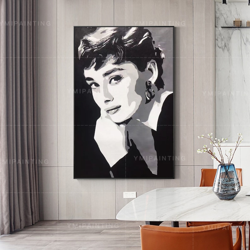 Audrey Hepburn Leinwand: Capturing the Timeless Elegance of an Icon