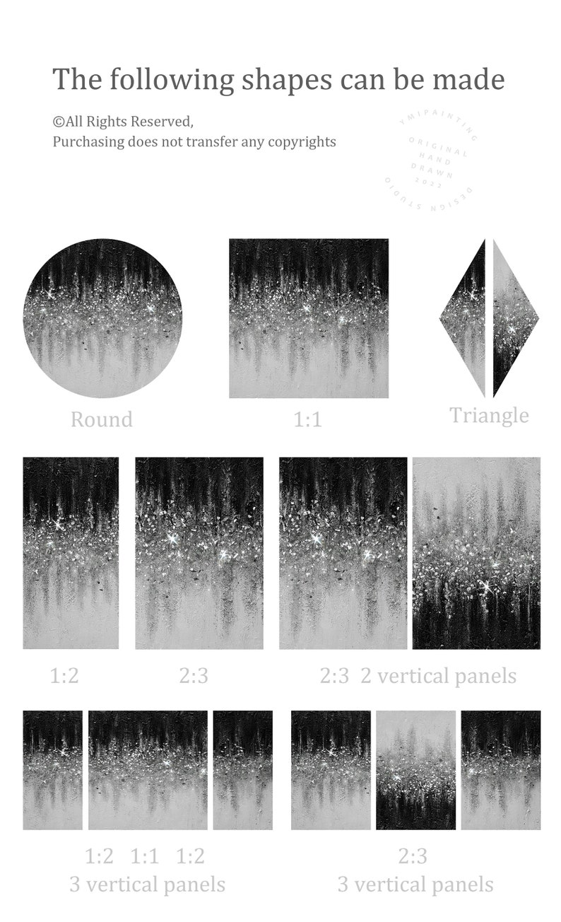 Glitter Wall Art/glitter Glass Painting/original Textured Etsy UK