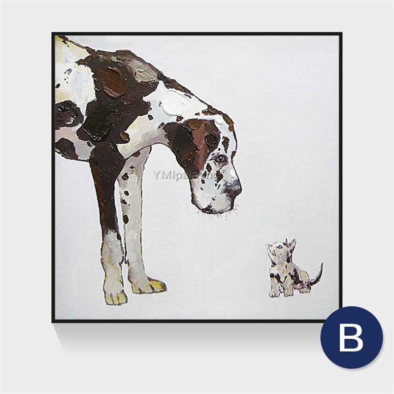 アクリル画 犬  絵画 動物 Amazon.co.jp: 数字による絵画 動物 犬 りえ大人のための