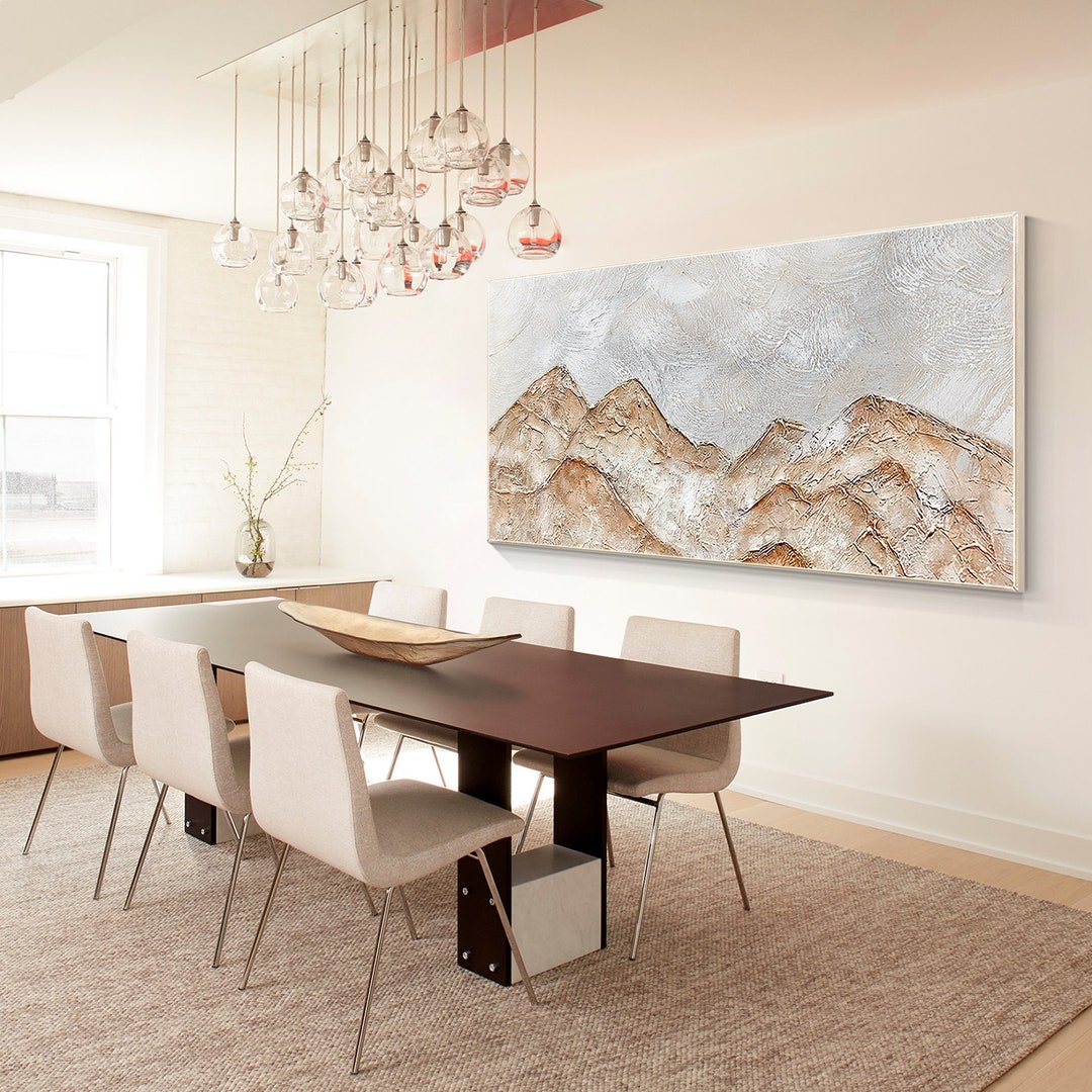 Abstract Mountain Art,original Mountain Painting,mountain Art,textured