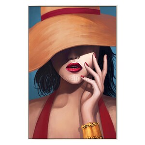 Oil Paintings On Canvas Art Lady With Hat Portrait Painting Etsy Il 300x300.2259355423 Hpgq
