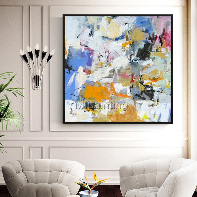 Modern Wall Art Abstract Painting Acrylic Painting on Canvas | Etsy