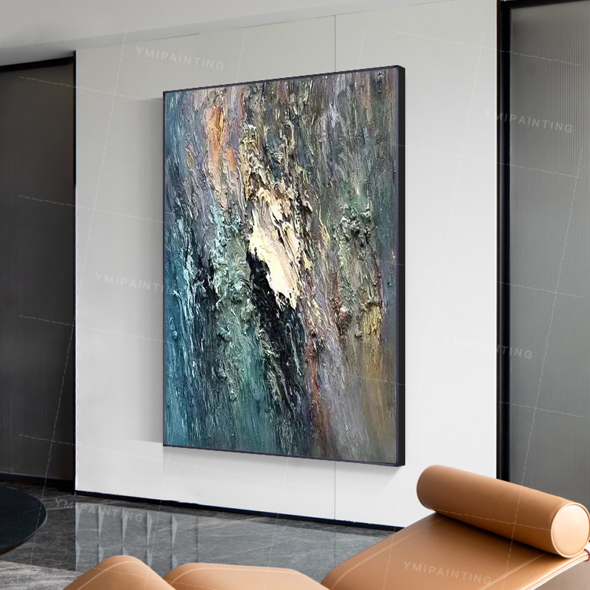 Textured wall art oil painting canvas painting abstract canvas | Etsy