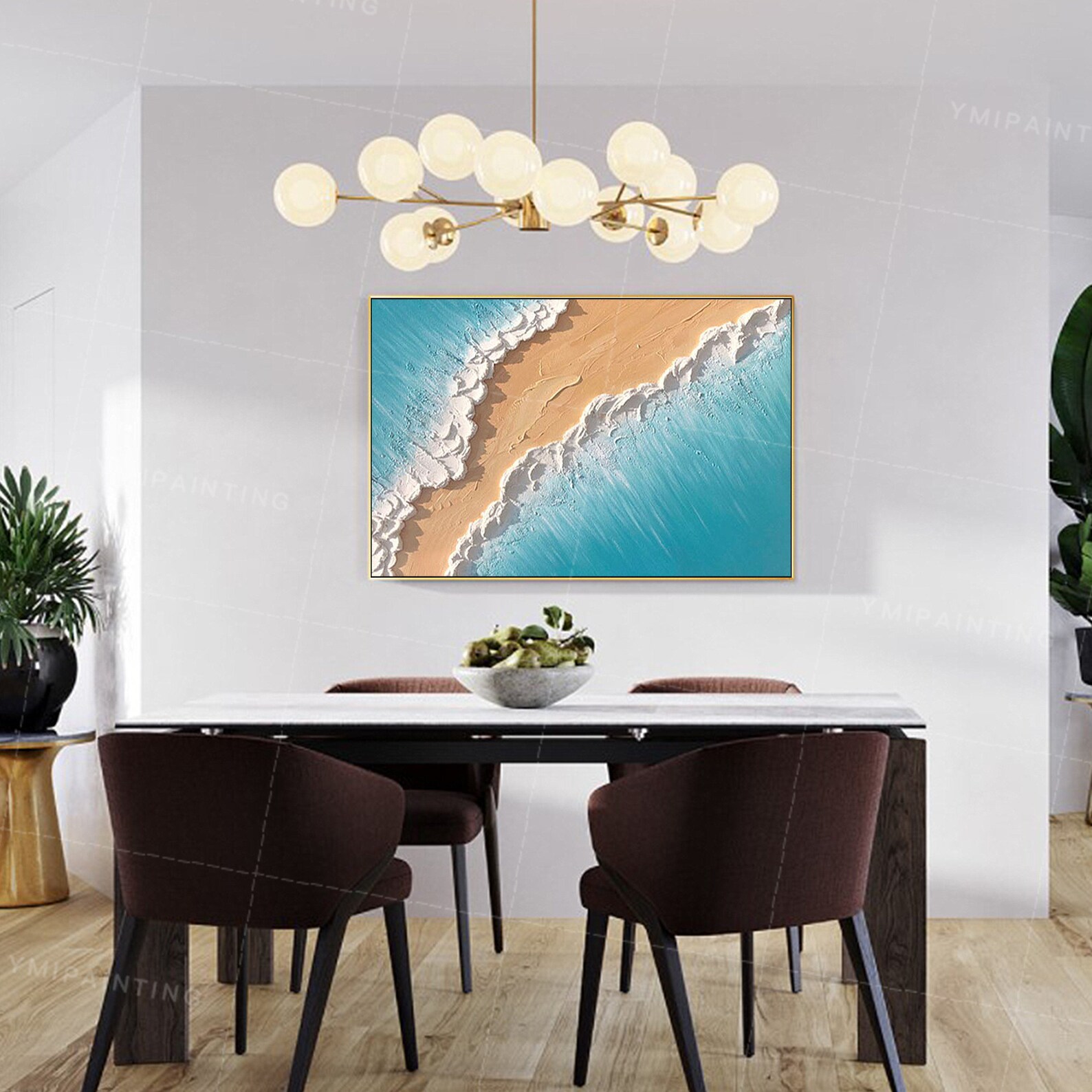 Framed Wall Art Acrylic Abstract Paintings on Canvas Original - Etsy