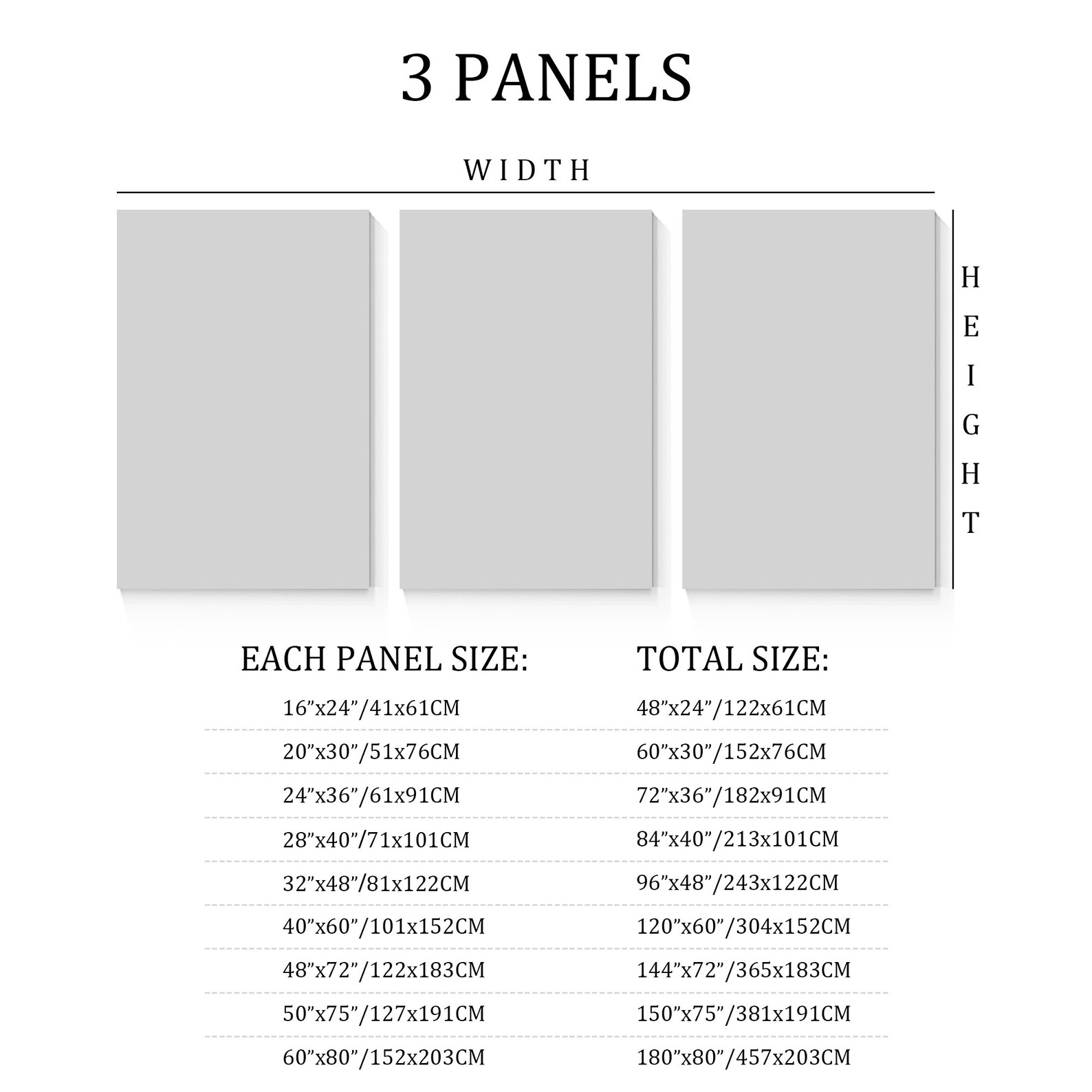 3 Piece Wall Art Framed Teal Wall Art Decor Painting on Canvas Original