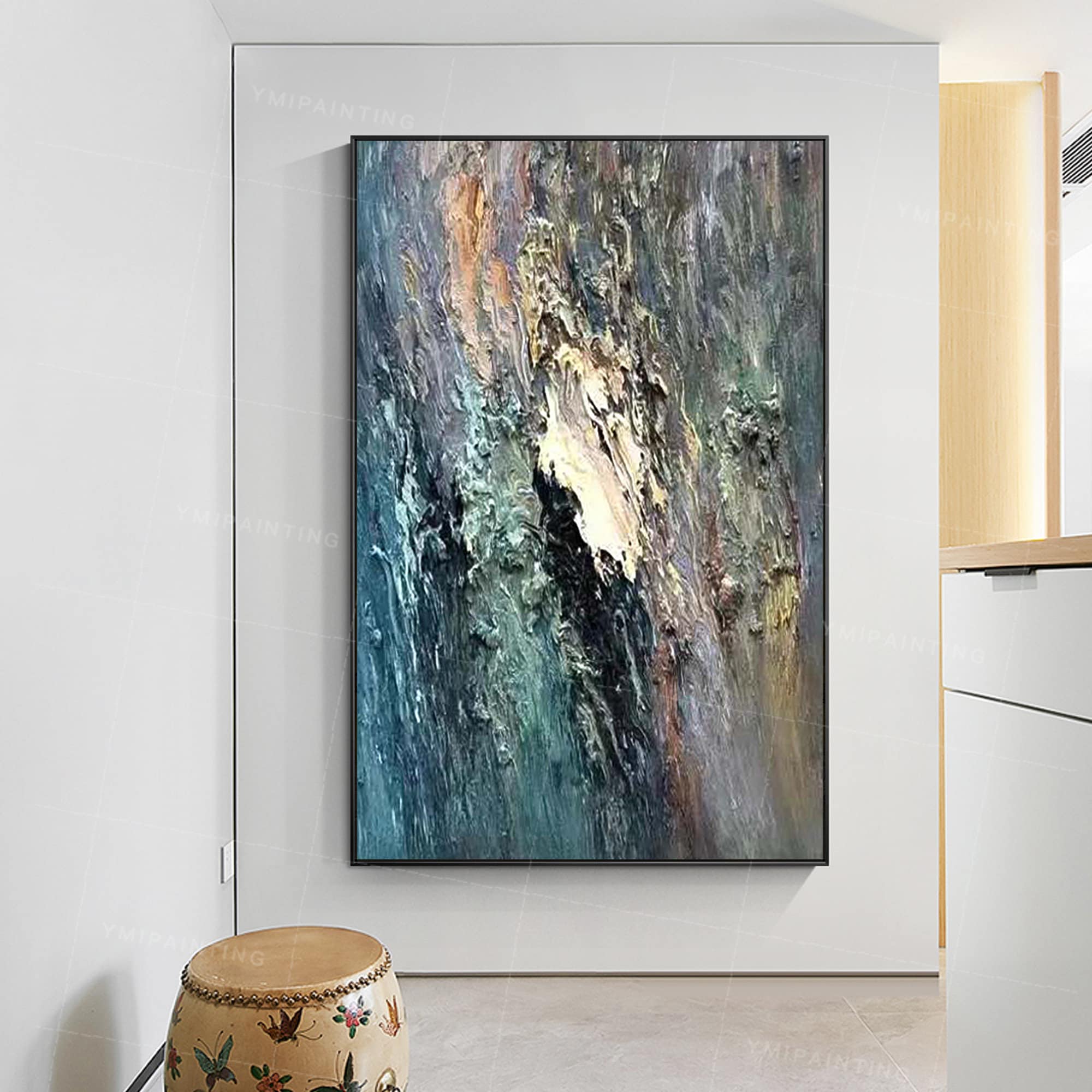 Textured wall art oil painting canvas painting abstract canvas Etsy