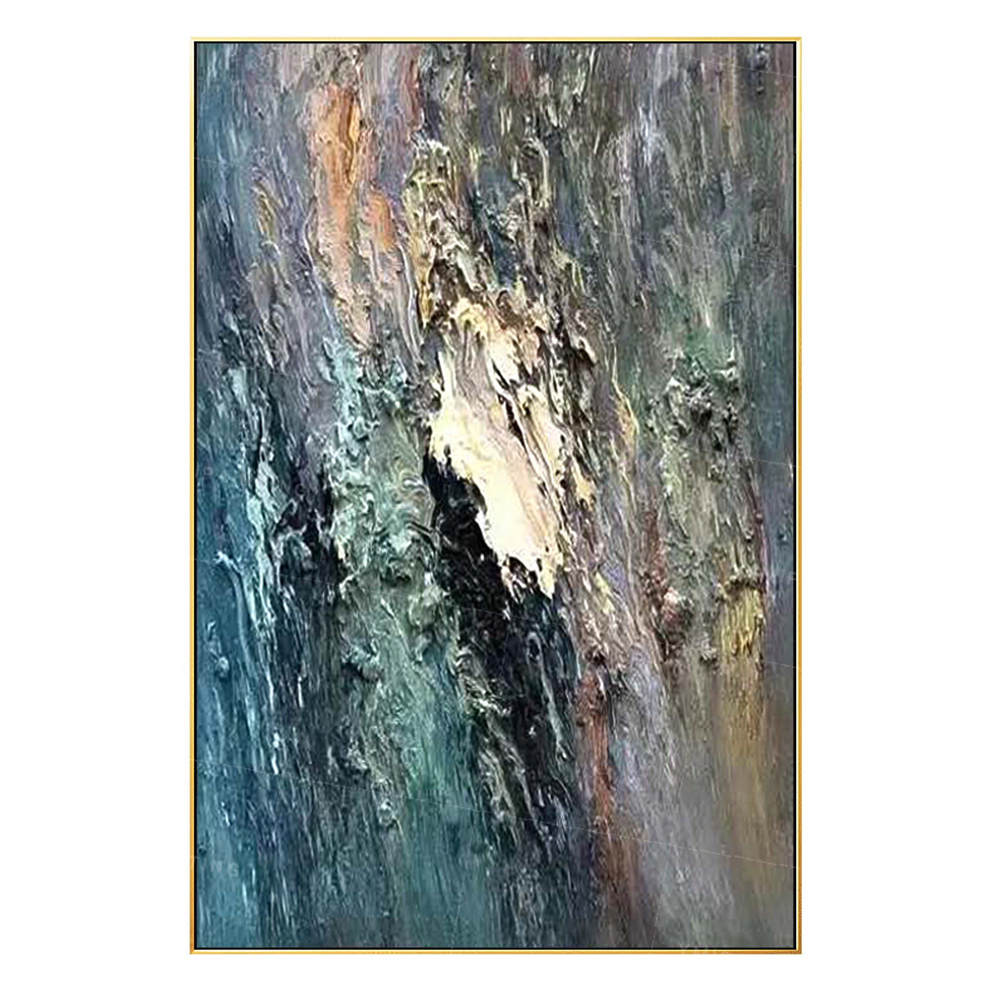 Textured wall art oil painting canvas painting abstract canvas | Etsy