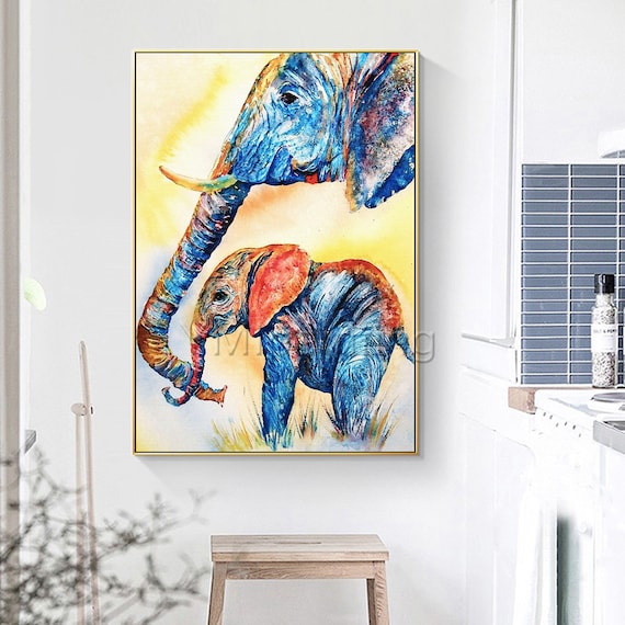 art.work Wandbild 100x100cm Frau Handgemalt Leinwand GERAHMT Acryl Gemälde