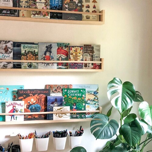 Nursery Bookshelf Nursery Shelves Children's Etsy