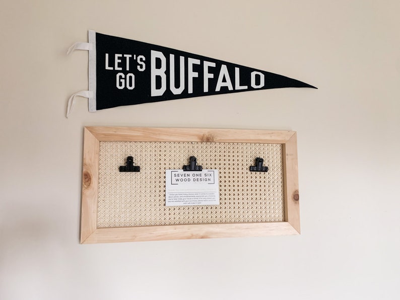 Rattan Memo Board Boho Memo Board Bulletin Board Message Etsy