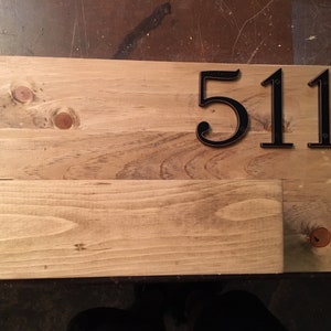 Wooden House Number Sign with Hanging Planter Outdoor Decor and Housewarming Gift Custom Wood Address Numbers for Stylish Porch Décor image 8