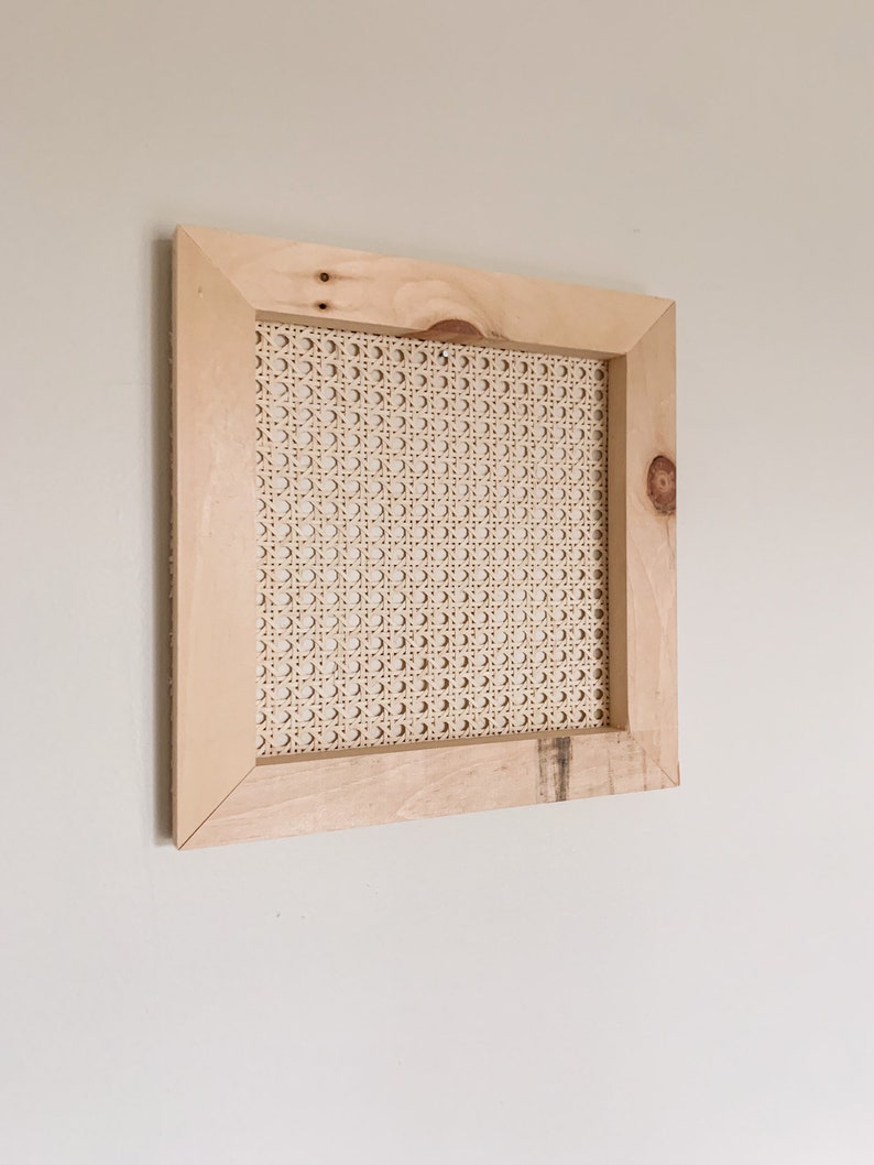 Rattan Memo Board Boho Memo Board Bulletin Board Message Etsy