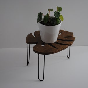 Monstera Plant Table Monstera Stand Monstera Monstera Table Monstera Art Plant Art Plant Lover Plant Gift Plant Display
