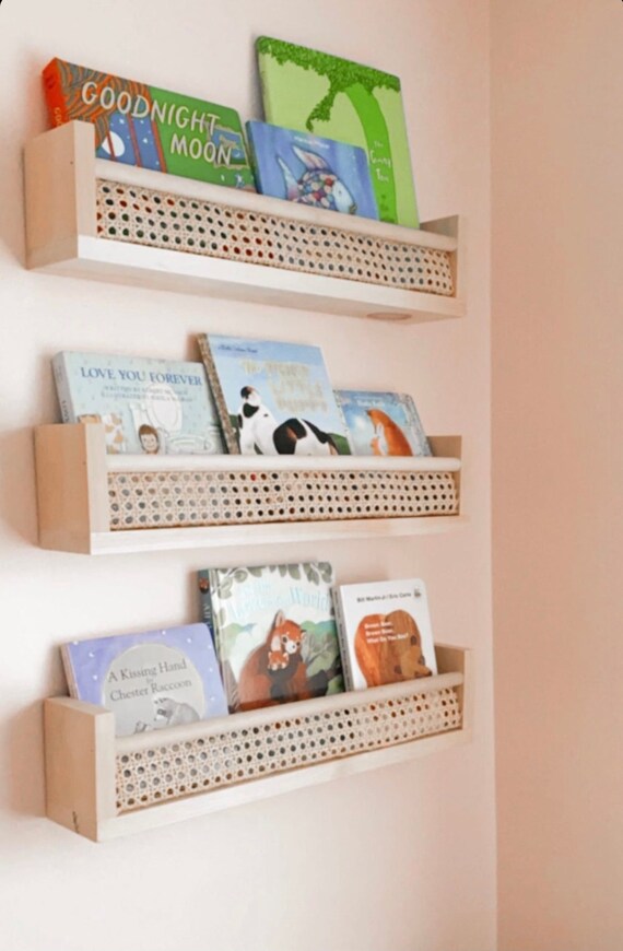 wall book rack for nursery
