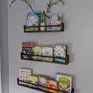 Nursery Bookshelf Nursery Shelves Children's Bookshelves Floating Shelves Bookshelves Kid's Bookshelf Nursery Decor Nursery Shelf Decor Bild 7