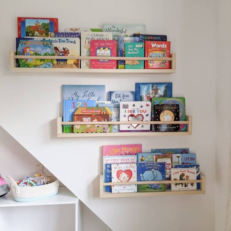 Nursery Bookshelf Nursery Shelves Children's Etsy