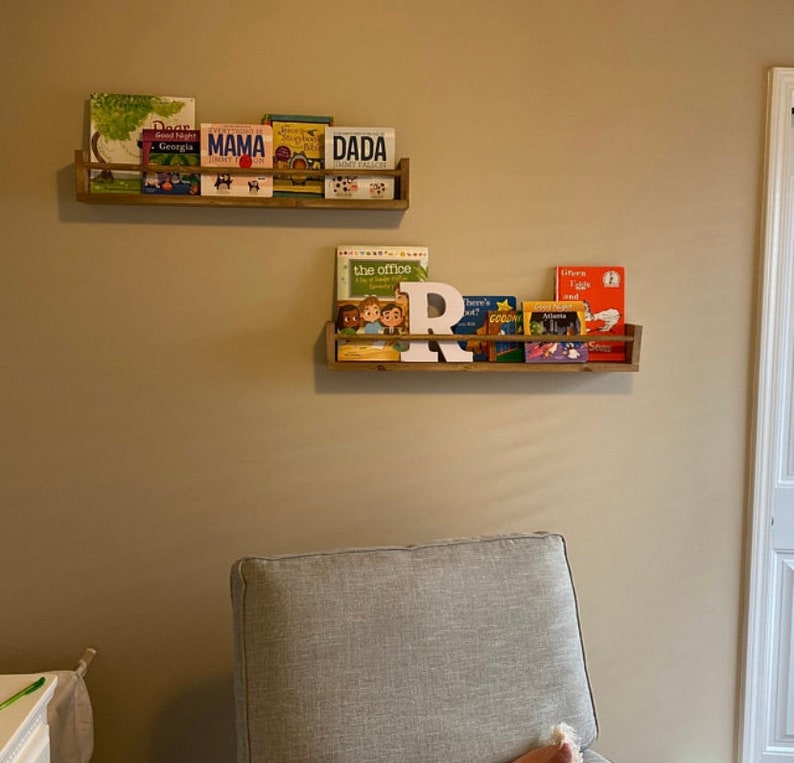 Nursery Bookshelf Nursery Shelves Children's Etsy