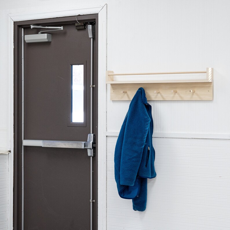 Nursery Shelf With Pegs Peg Shelf Kids Shelf Kids Peg Etsy