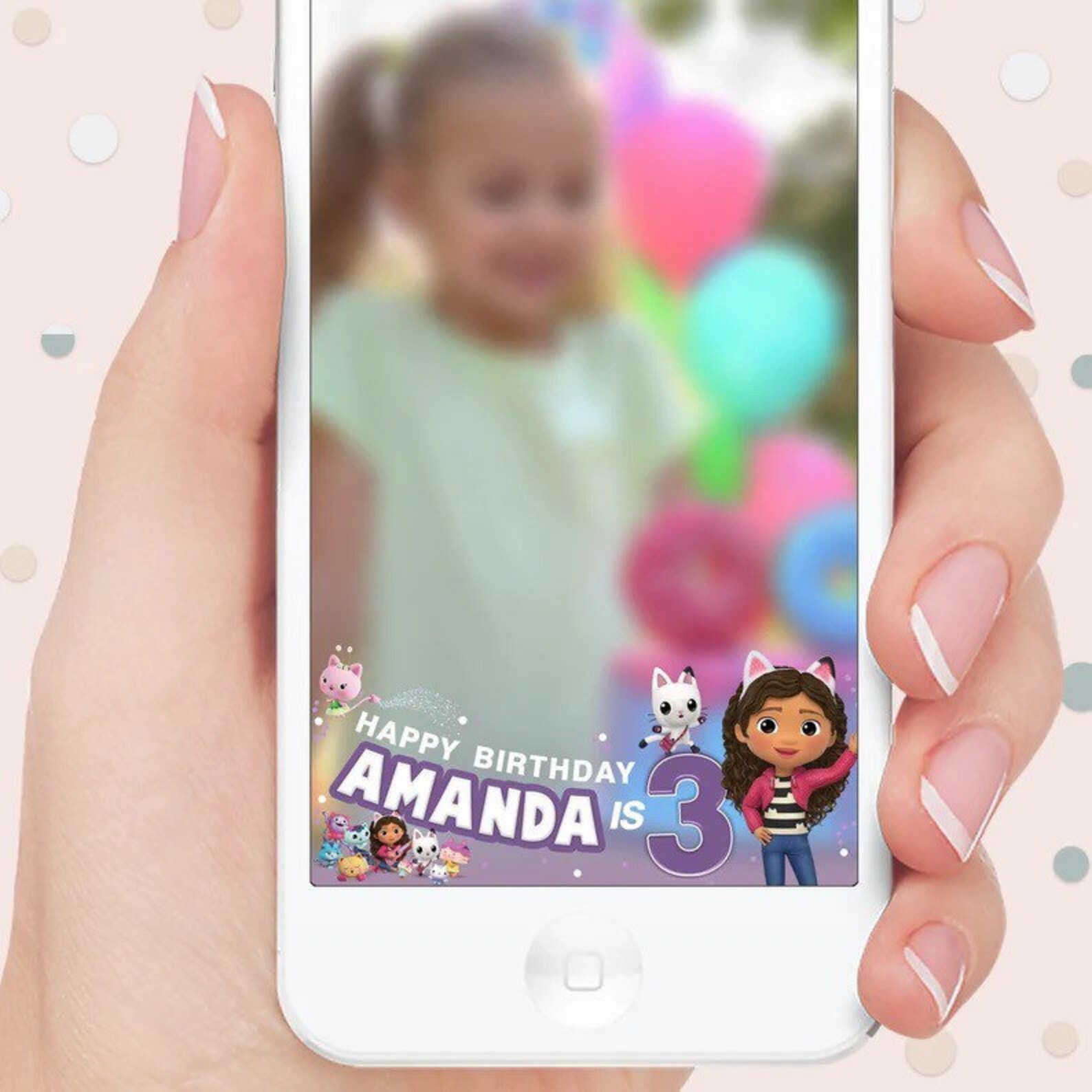 Gabby Dollhouse Activity Page Gabby Dollhouse Birthday Gabby Etsy Canada