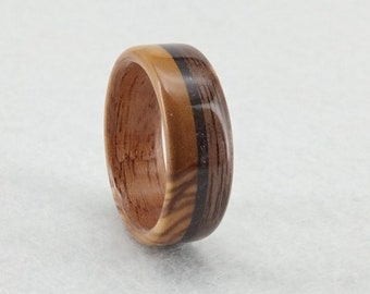 Houtring || Bentwood ring || Handgemaakte houten ring - Handgemaakte alternatieve ring - Maat 18.20 mm (USA 8)