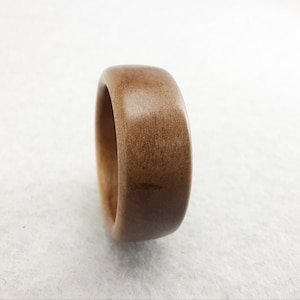 Wood ring // Olive Wood Ring // Natural jewelry // Olive Wood Ring Handmade Alternative Ring - Size (USA 9 1/4)