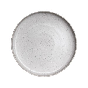 Speckle White Dinner Plates
