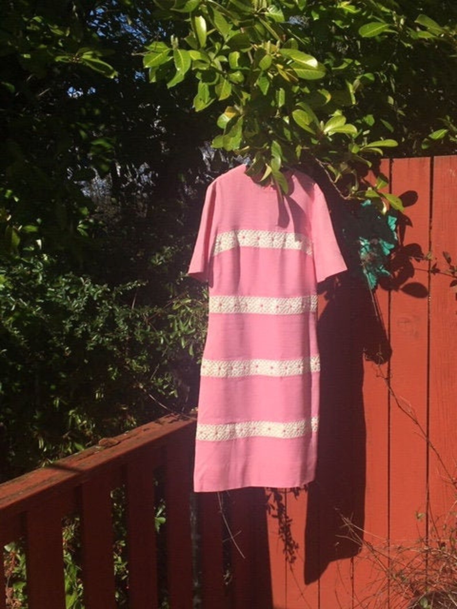 Vintage Womens Pink Easter Dress 1960s Mod Sheath Dress Etsy