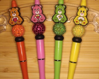 Bear Beaded Pens