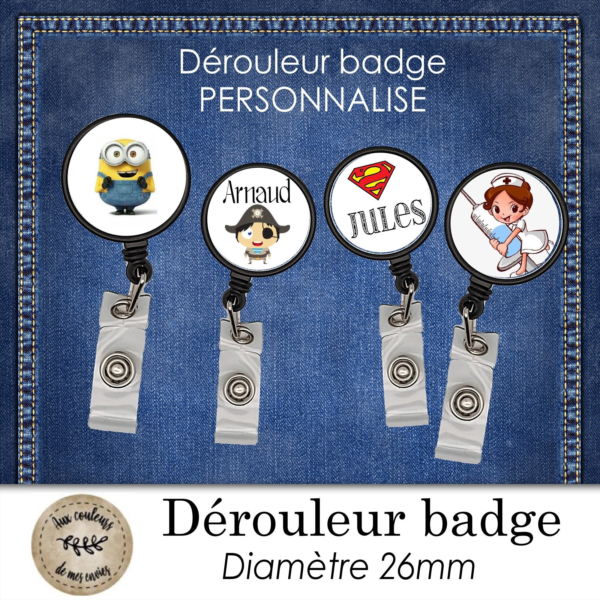 Enrouleur badge -  France