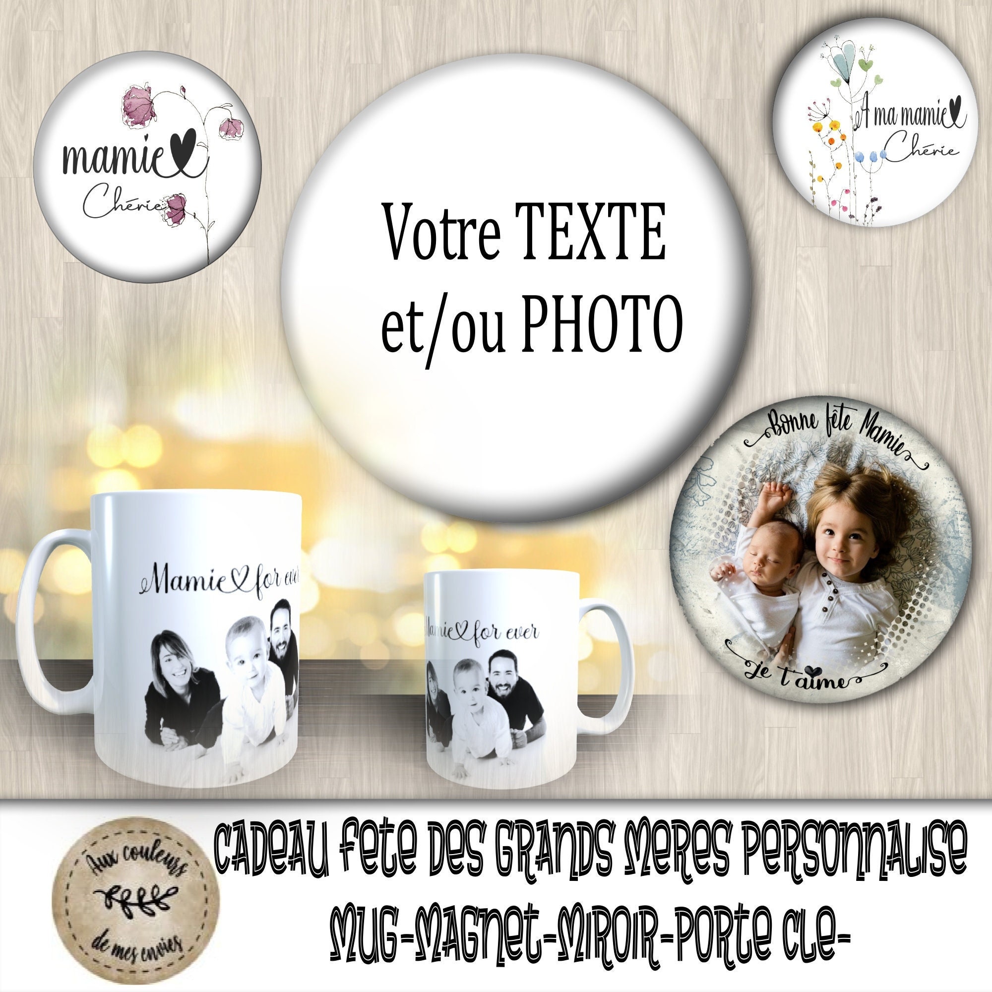 Cadeau Fête Des Mères/Grands Mères//Fêtes Mamies