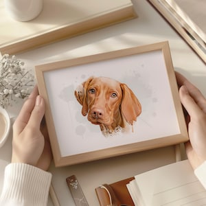 Aquarelle personnalisée portrait chien, portrait chat,  personnalisé, téléchargements numériques